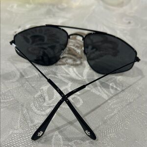 Black Aviator Sunglasses